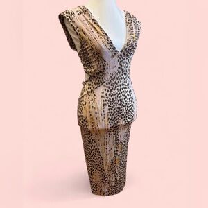 Just Cavalli by Roberto Cavalli Y2K Vintage Cheetah Print Dress